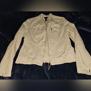 Womens The Limited cream jacket . Sz M